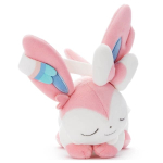 Officiële Pokemon knuffel Sylveon sleeping friends  +/- 24cm (lang) Takara tomy